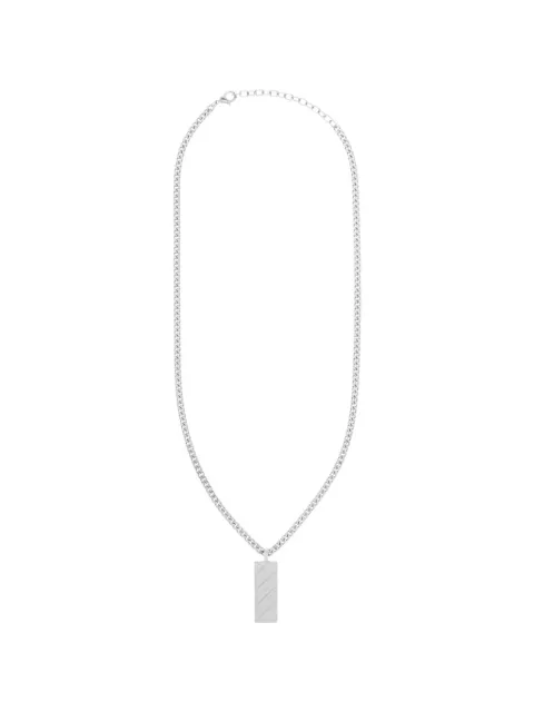 Off-White curb-chain pendant necklace