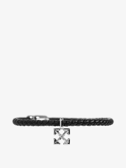 Off-White braided leather Arrows bracelet