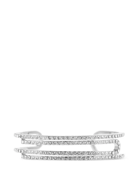 Off-White crystal-embellished cut-out bracelet