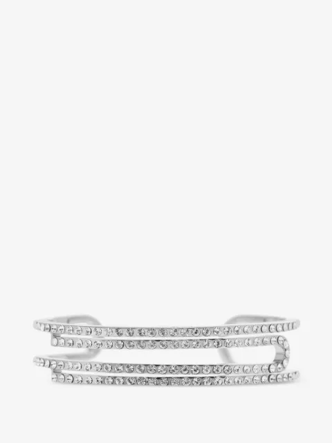 Off-White crystal-embellished cut-out bracelet