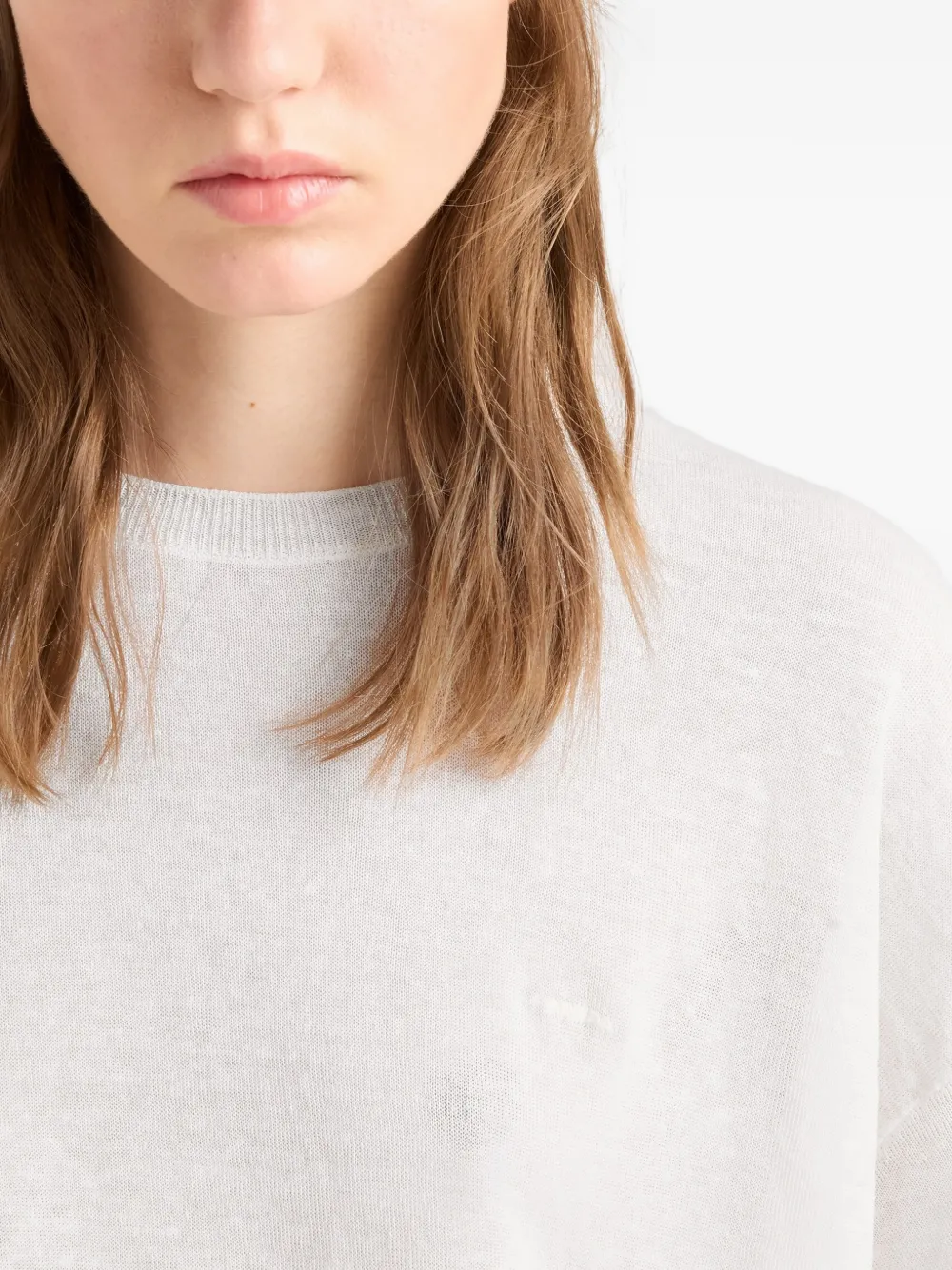 Prada Linnen T-shirt Wit