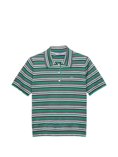 Prada Gestreiftes Poloshirt