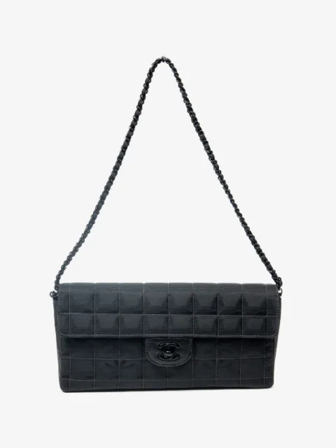 CHANEL Pre-Owned Chocolate Bar CC turn-lock shoulder bag