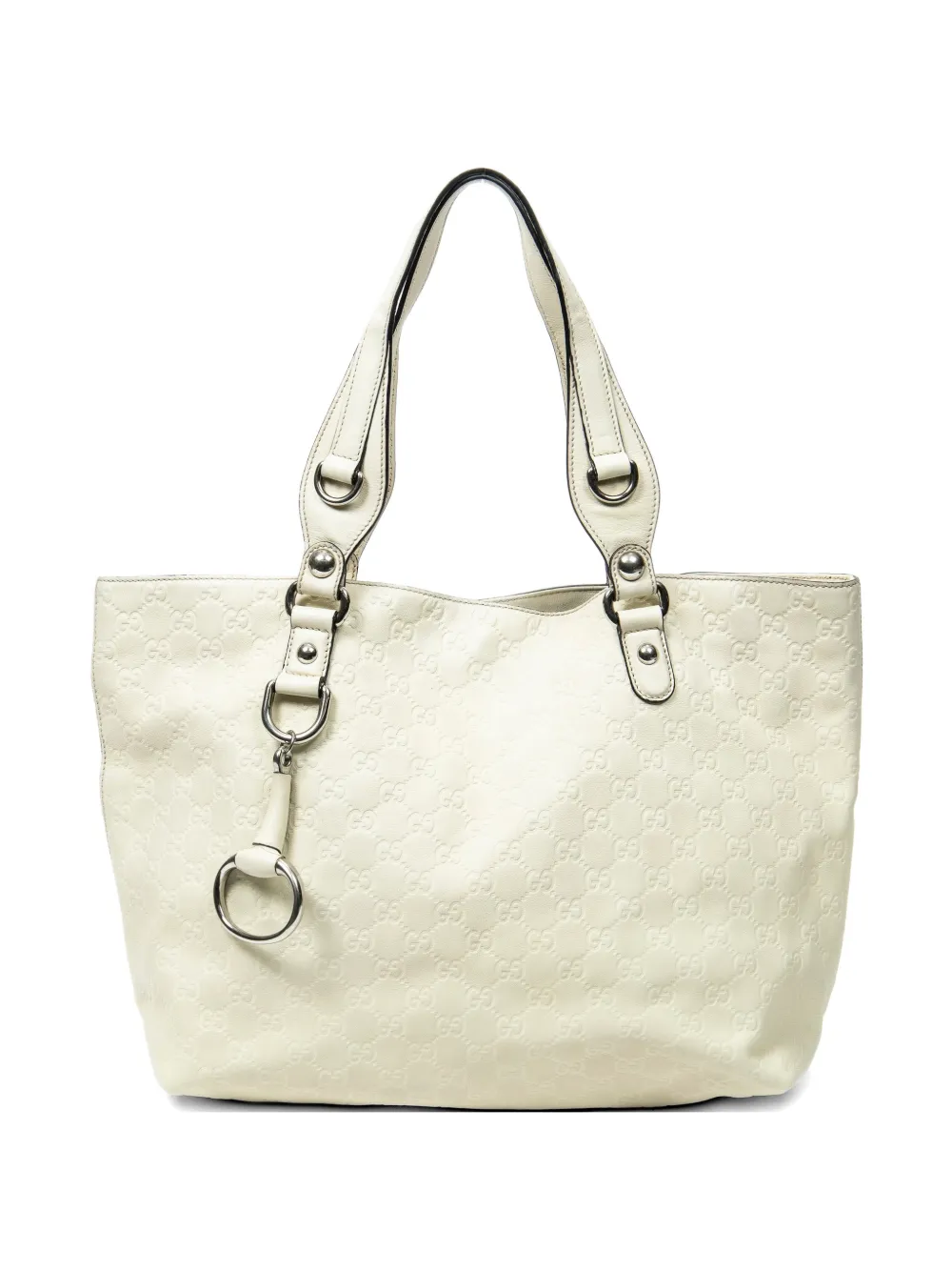 Gucci Pre-Owned Guccissima Horsebit tote bag - Toni neutri
