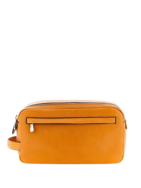 Brunello Cucinelli leather wash bag