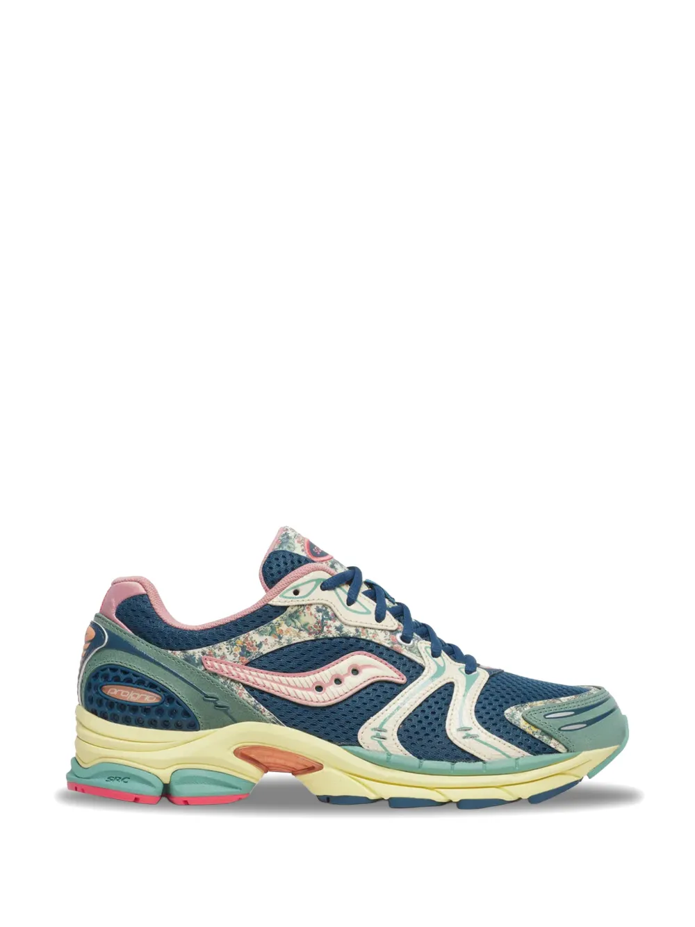 Saucony id Triumph 4 "Kissaten" panelled sneakers - Blu
