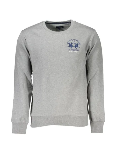 La Martina logo-embroidered crew-neck sweater