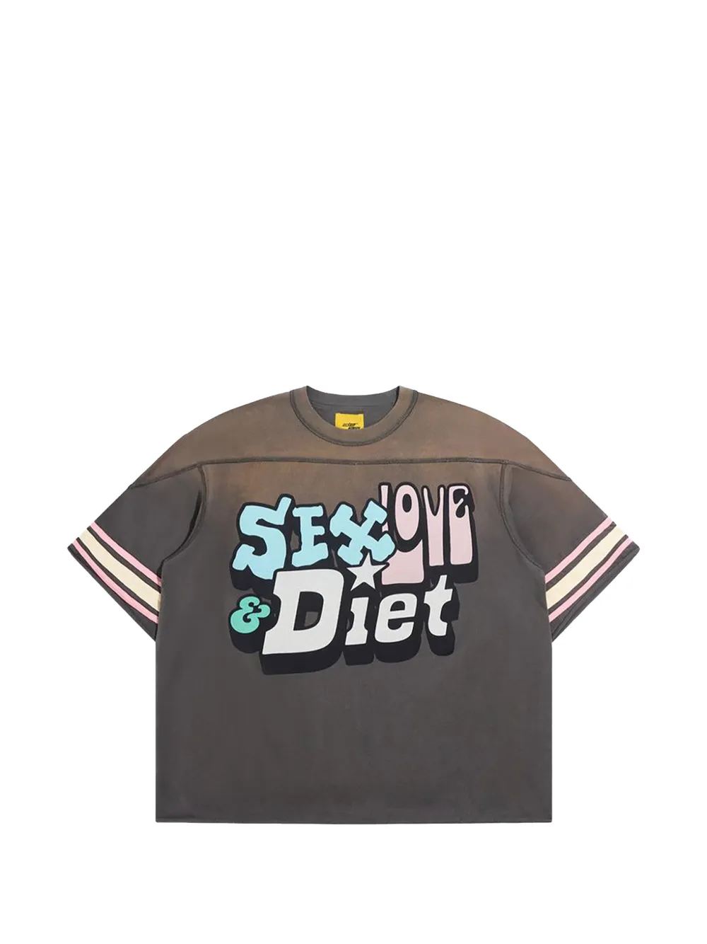 Diet Starts Monday Camicia con stampa grafica - Grigio