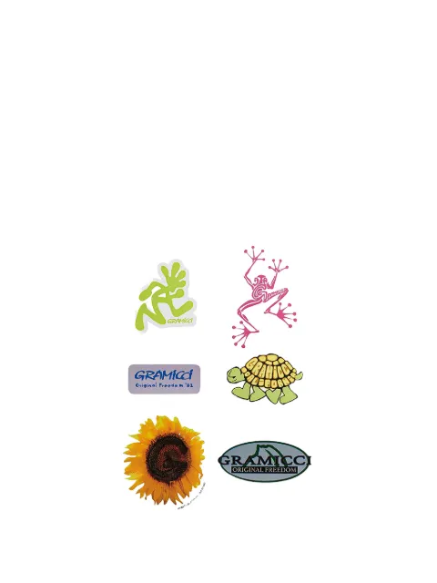 Gramicci assorted sticker pack