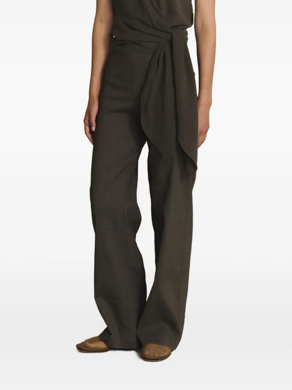Cortana Brenna High-waisted Trousers in Grey, view 2