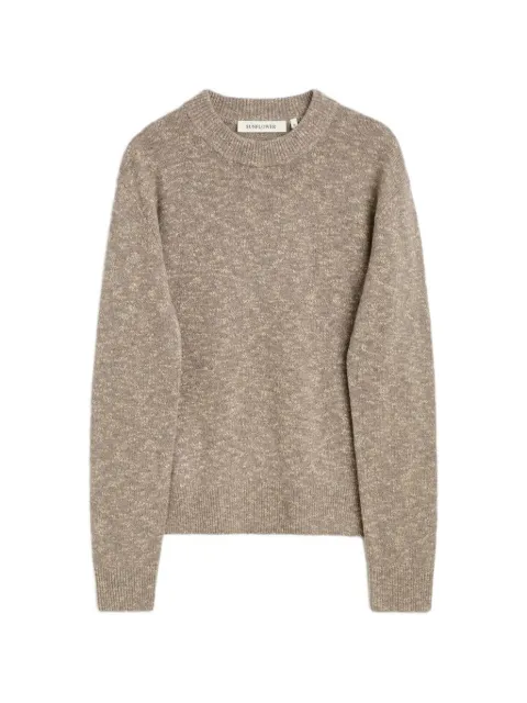 Sunflower Moon Speckled marl-knit crew-neck sweater