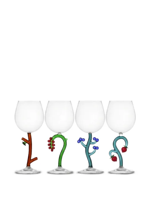 Ichendorf Milano Fruits and Flowers wine glasses (set of four)