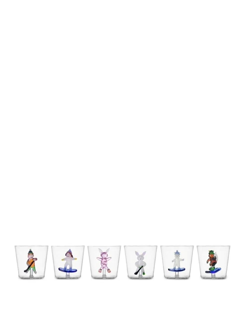 Ichendorf Milano Snow Games water tumblers (set of six) - Multicolore