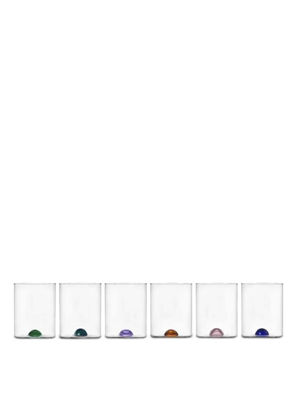 Ichendorf Milano Luna glass tumblers (set of six) - Multicolore