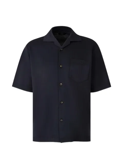 Herno short-sleeve chest-pocket shirt
