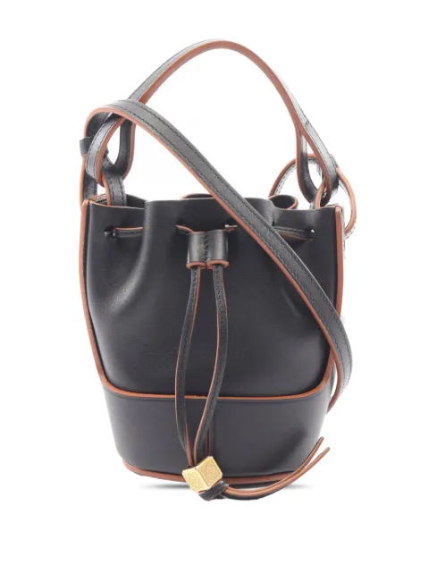 Loewe Pre-Owned 2010-2026 Nano Leather Balloon Bag bucket bag