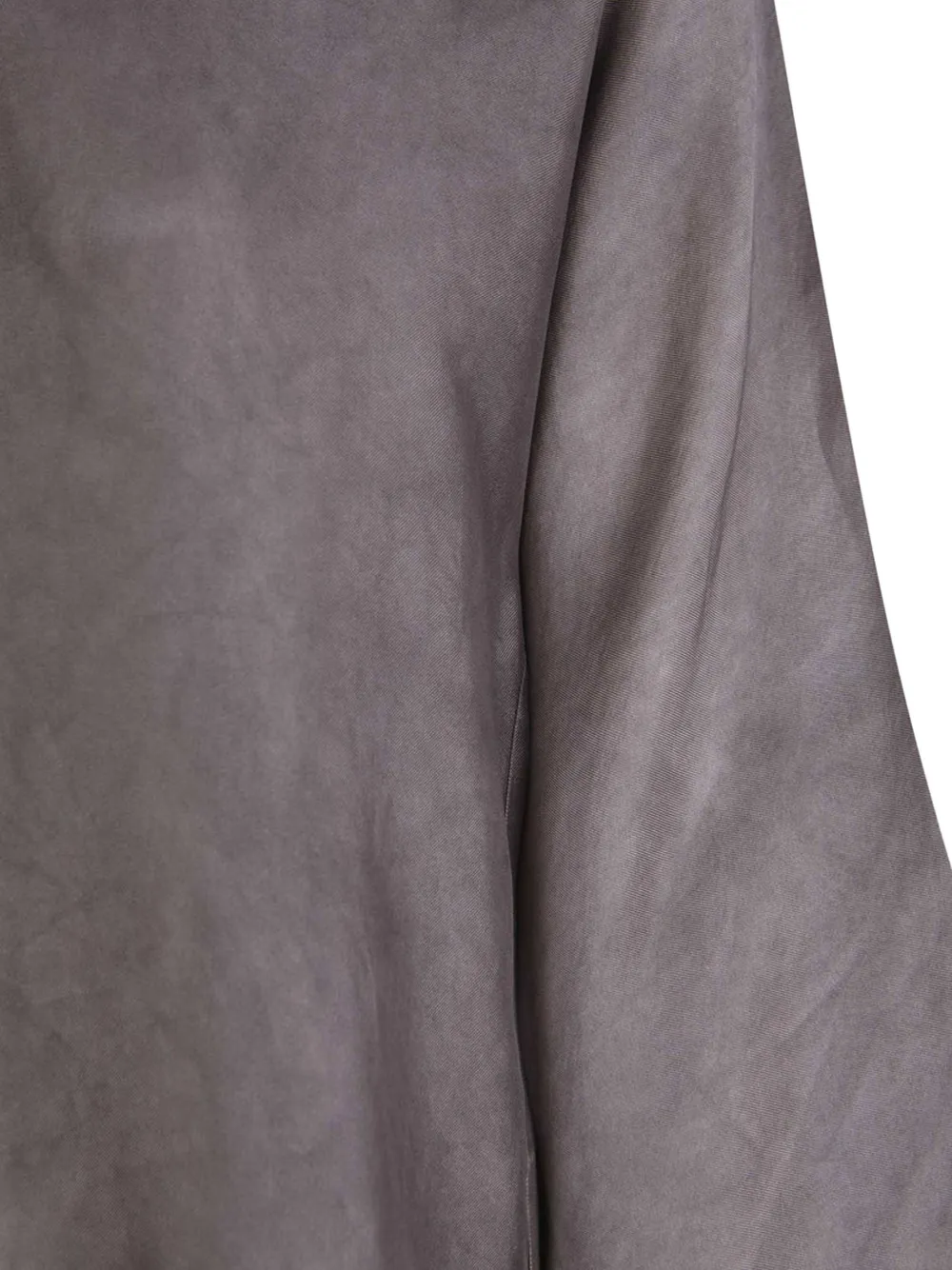Cortana Poline Long-line Shirt in Grey, view 3