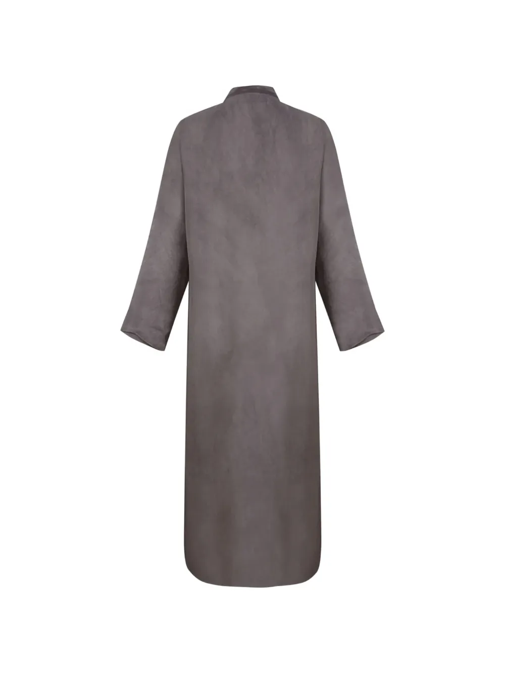 Cortana Poline Long-line Shirt in Grey, view 2