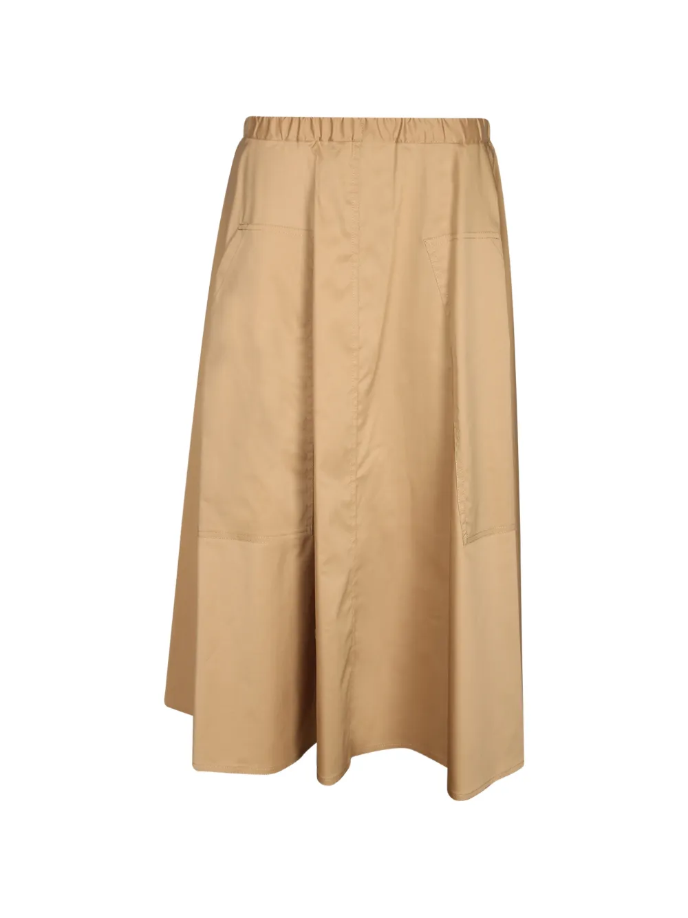 Blanca Vita elasticated-waistband long skirt - Braun