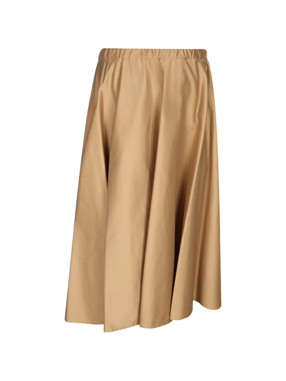 Blanca Vita Rok met elastische tailleband en opgestikte zak Bruin