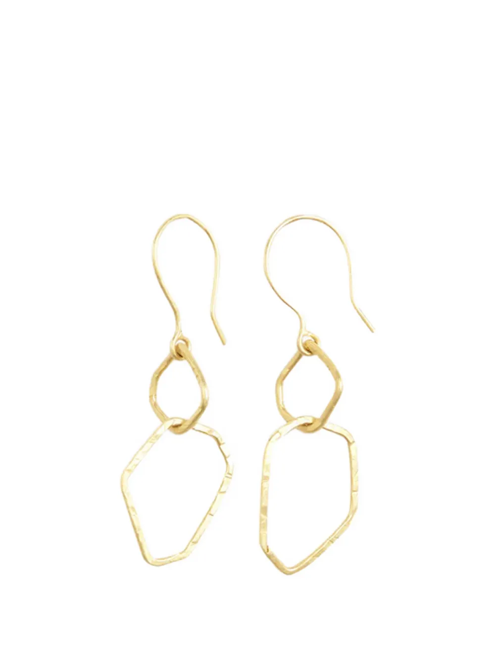 Cortana Irus S geometric drop earrings - Oro