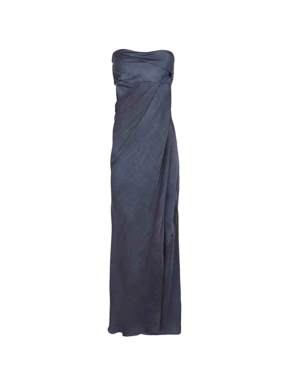 Cortana Elira draped dress - Blu