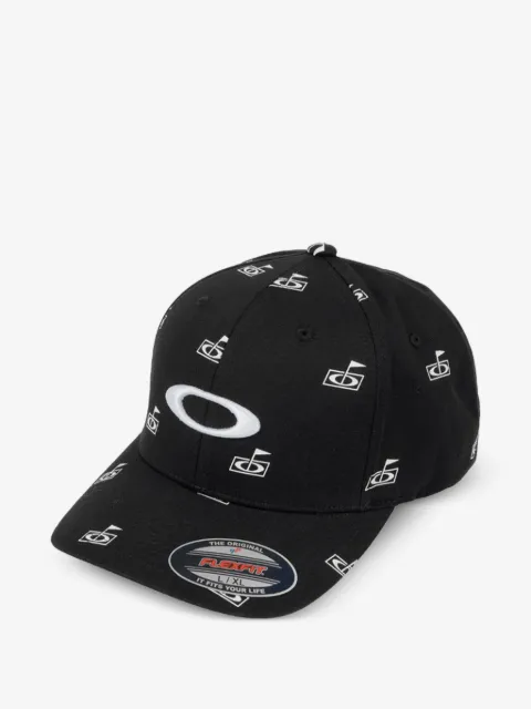 Oakley gorra con logo bordado y bandera estampada