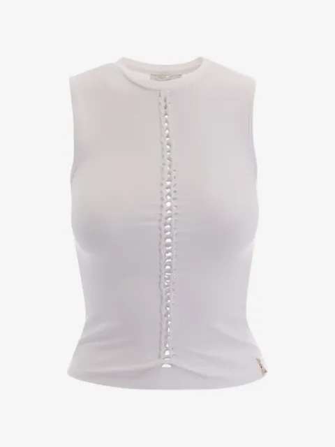 Patrizia Pepe braided-detail sleeveless top
