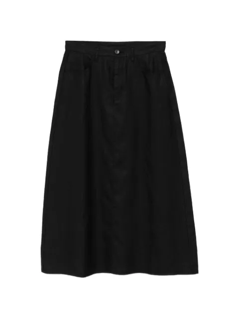 JNBY — A-line rear-slit skirt