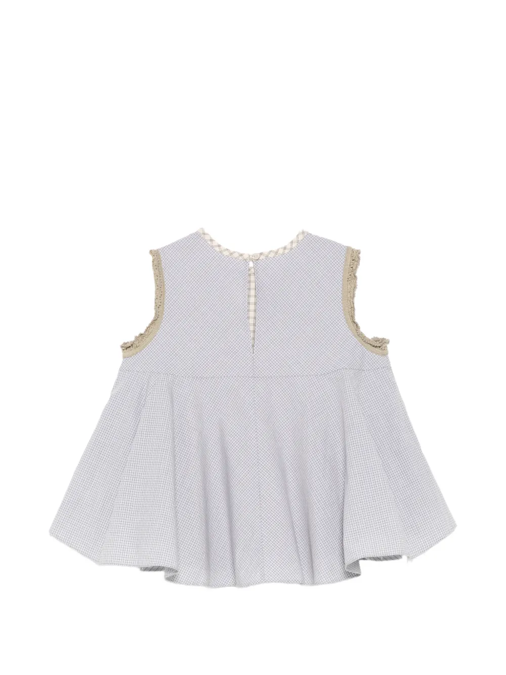 jnby by JNBY Top met gingham-ruit Beige