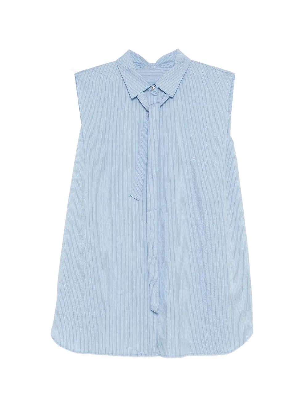 JNBY Camicia smanicata gessata - Blu