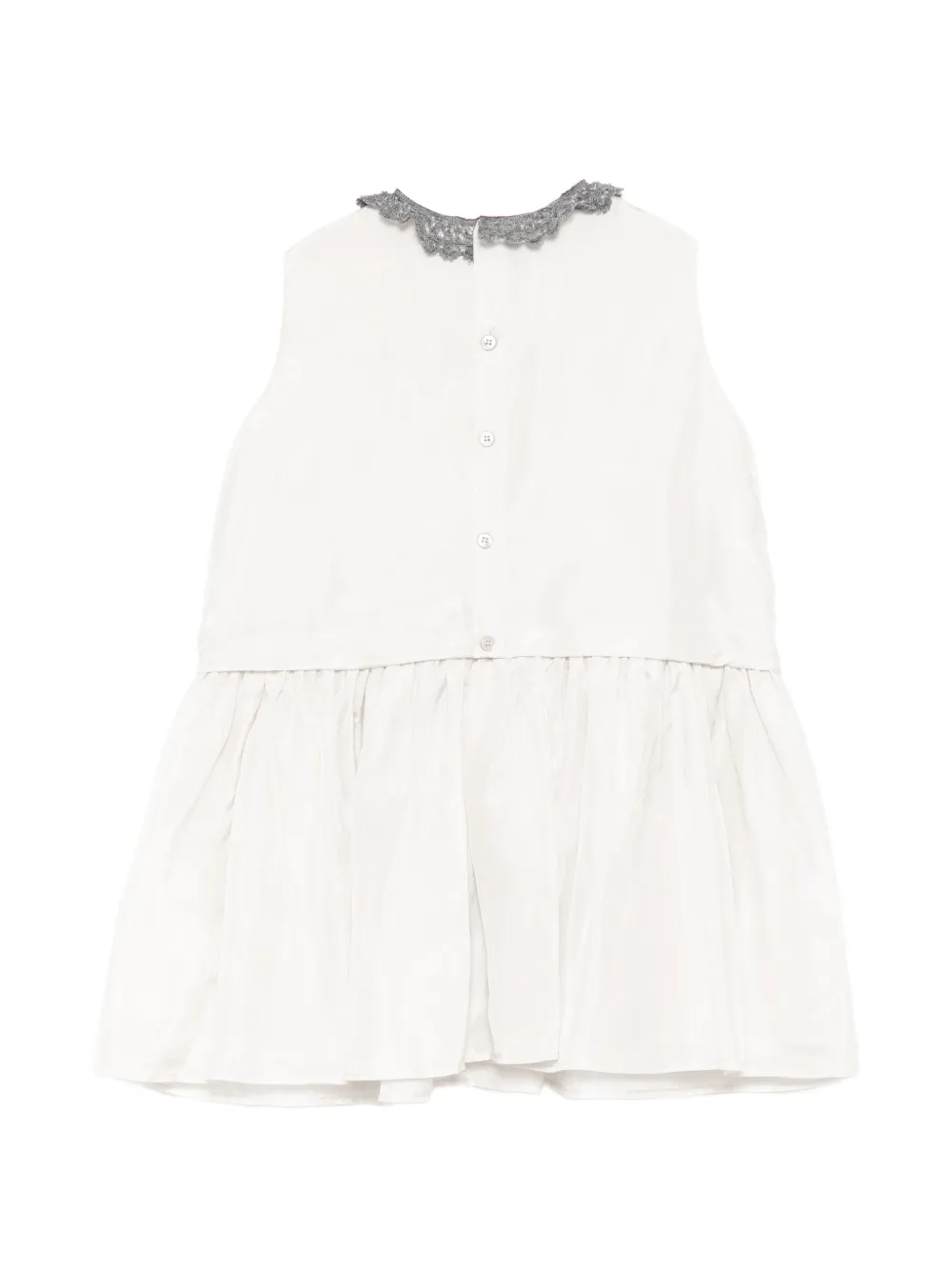 jnby by JNBY Jurk met ruches en split Beige