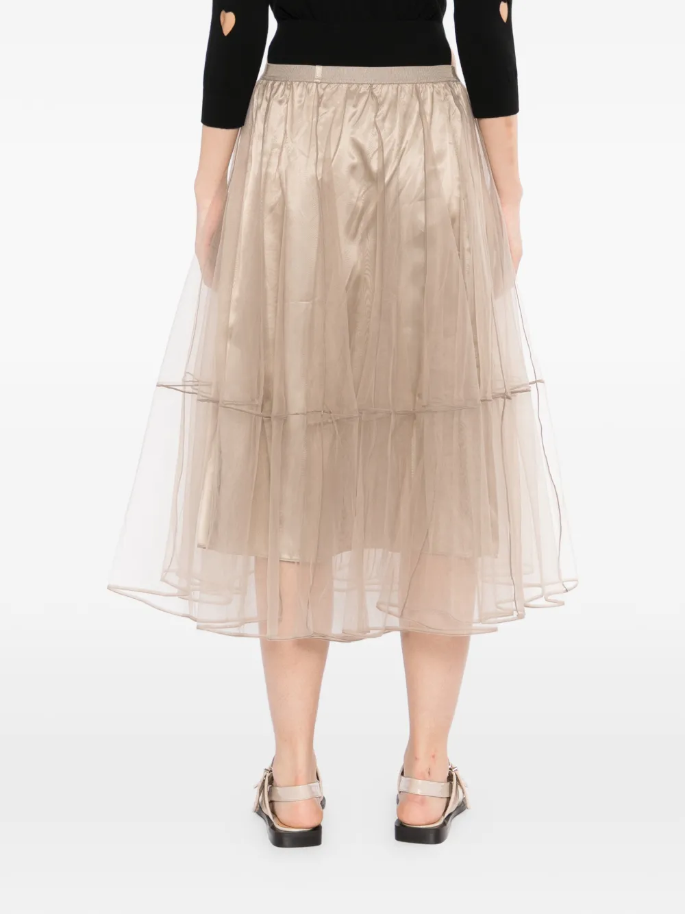JNBY Tule midi-rok Beige