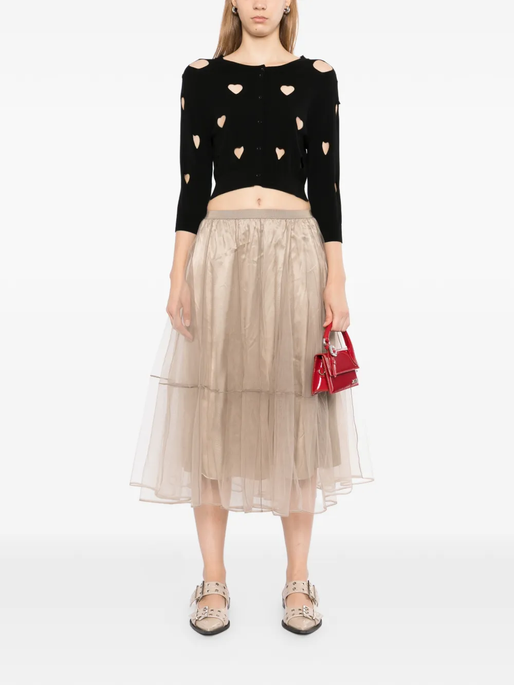 JNBY Tule midi-rok Beige