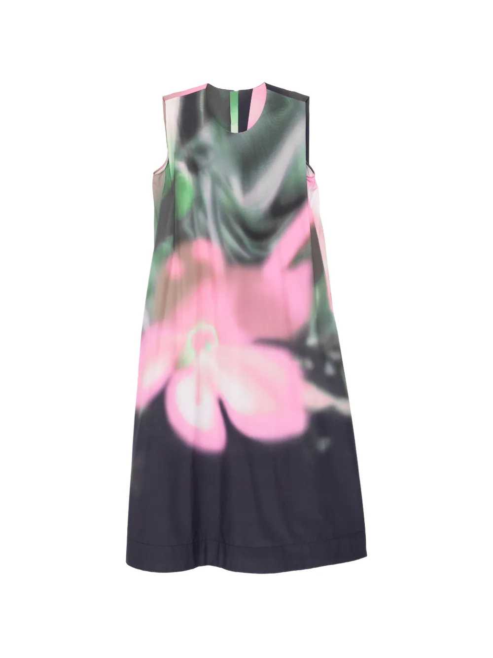 JNBY graphic-printed sleeveless dress - Verde