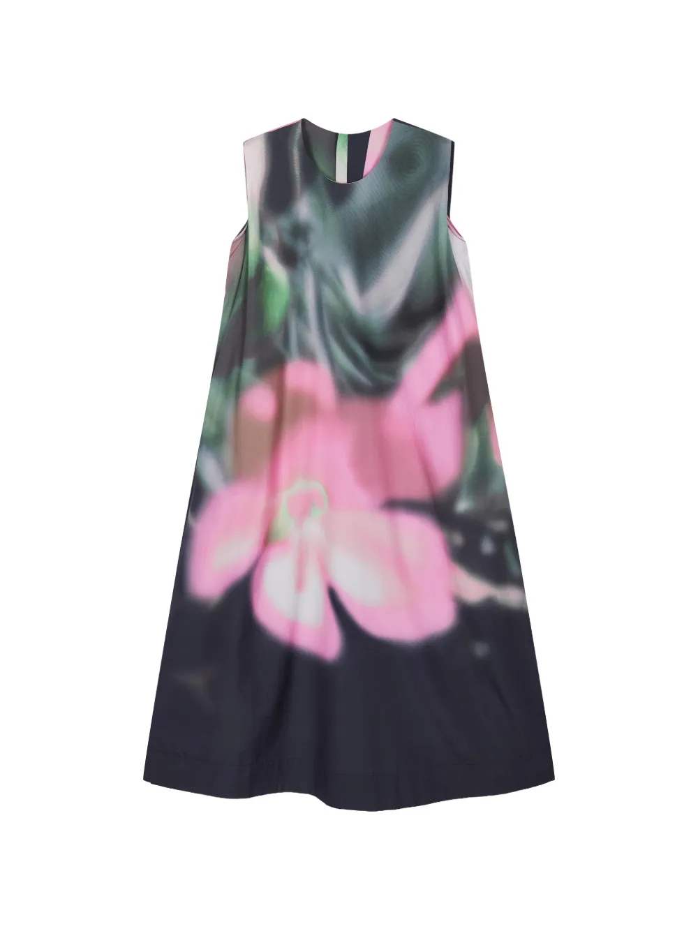 JNBY Mouwloze jurk met print Groen