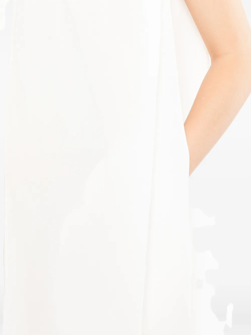 JNBY Blousejurk met geborduurde bloemen Beige
