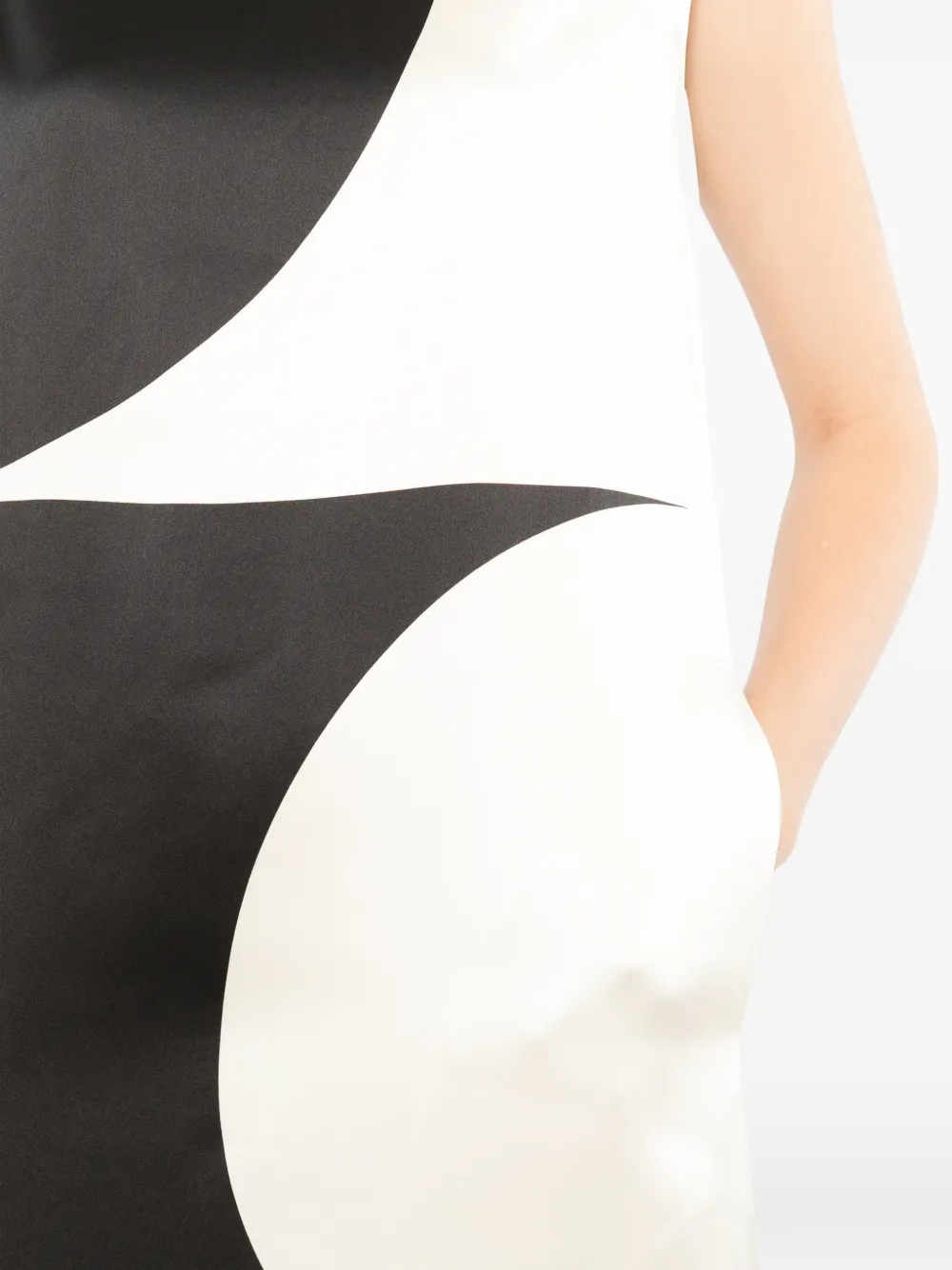 LESS H-Line mouwloze jurk Zwart