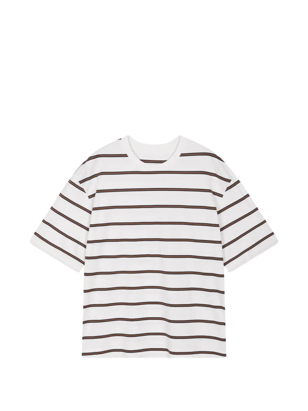 CROQUIS T-shirt a righe - Bianco