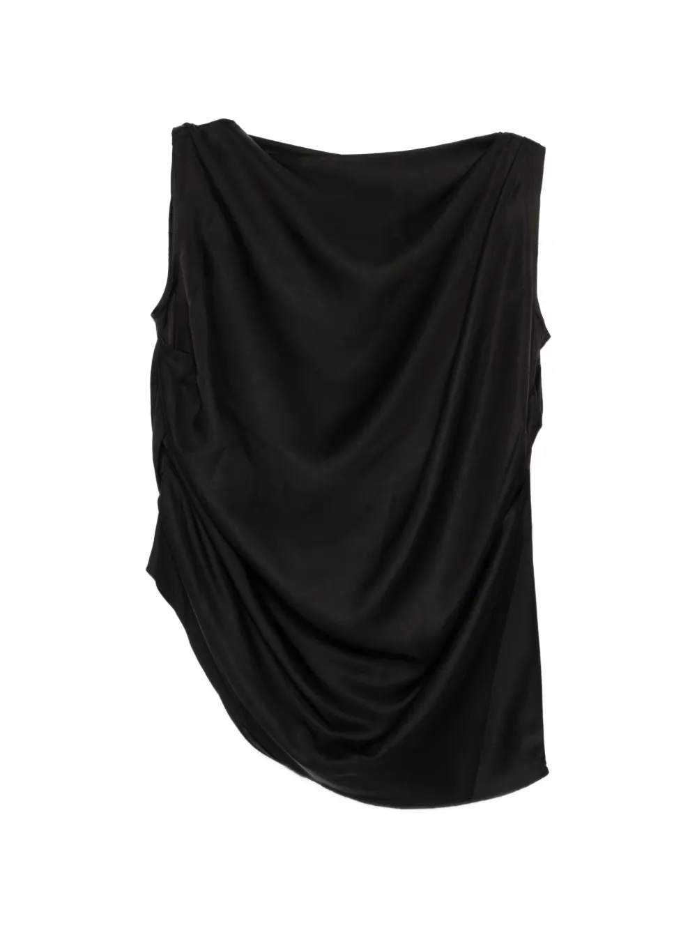 JNBY Top asimmetrico drappeggiato - Nero