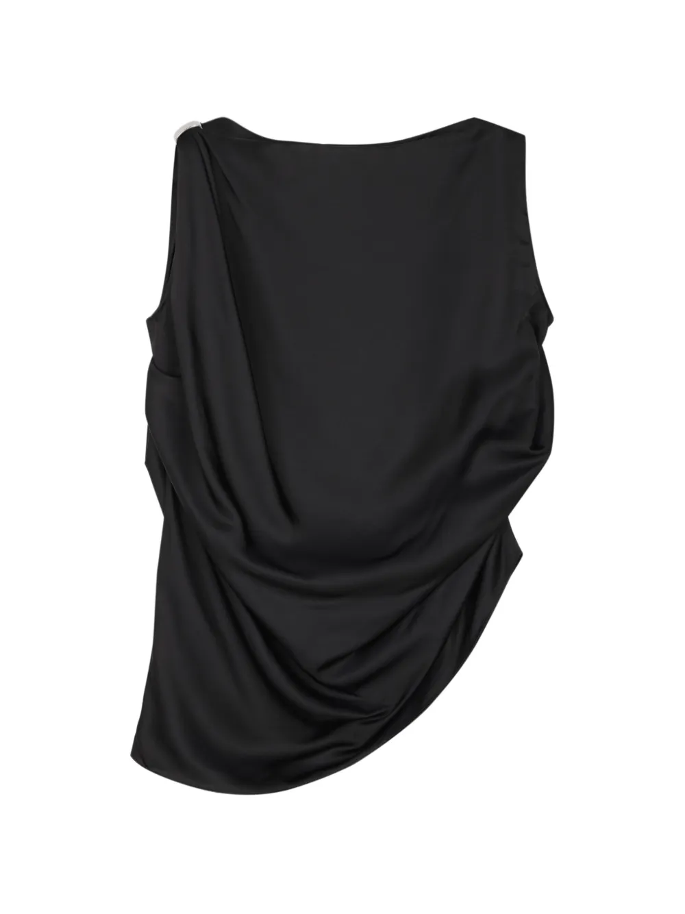 JNBY Top asimmetrico drappeggiato - Nero