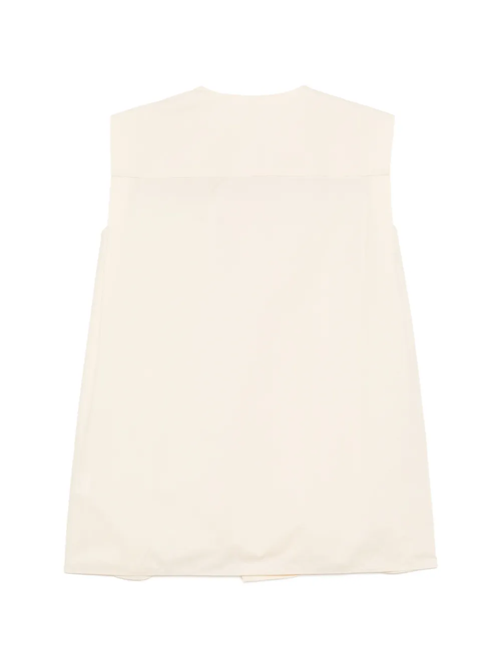 JNBY Mouwloze top met verfraaide knoop Beige