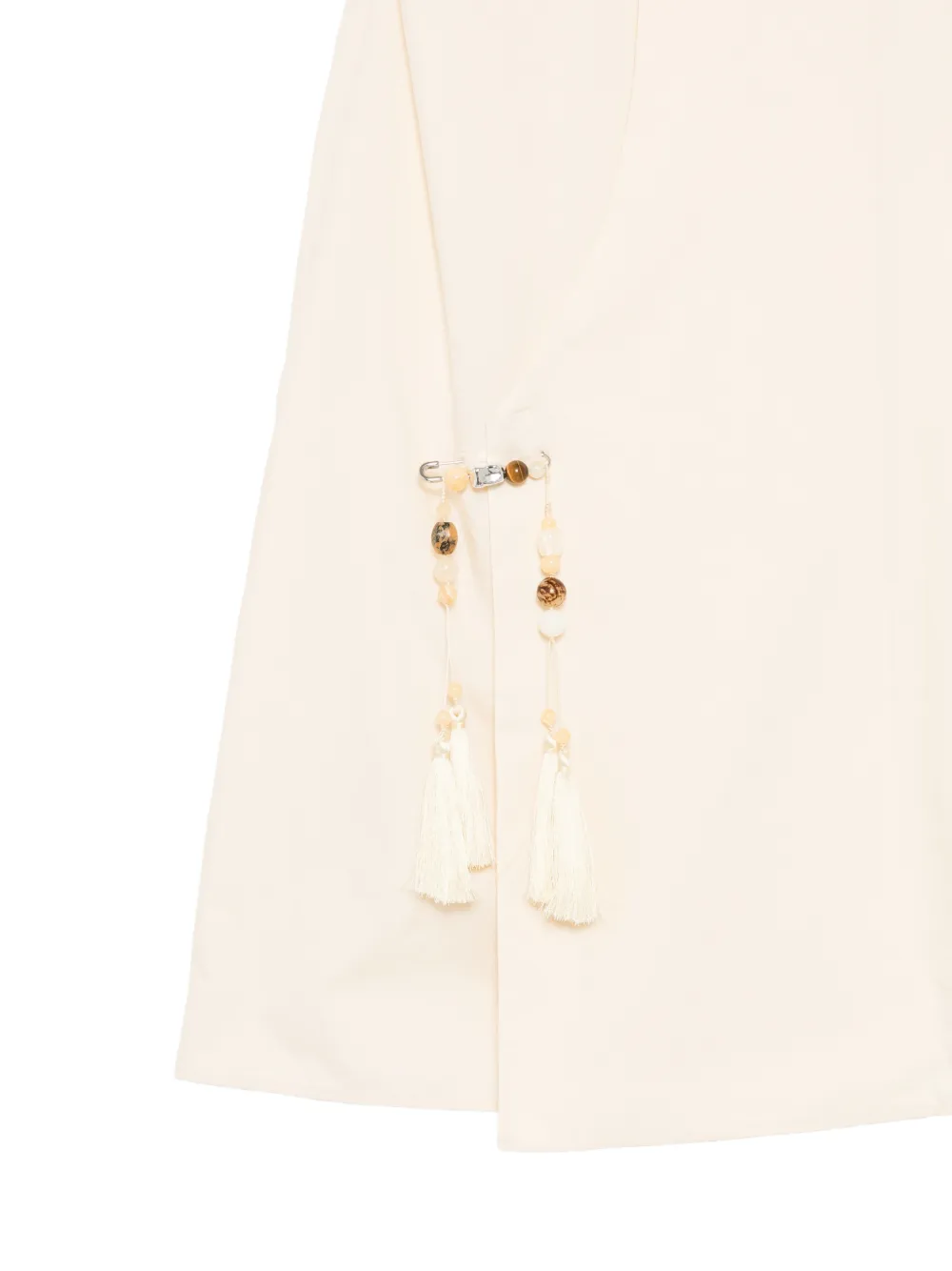 JNBY Mouwloze top met verfraaide knoop Beige