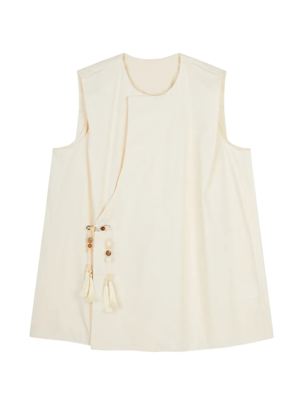 JNBY embellished-button sleeveless top - Toni neutri