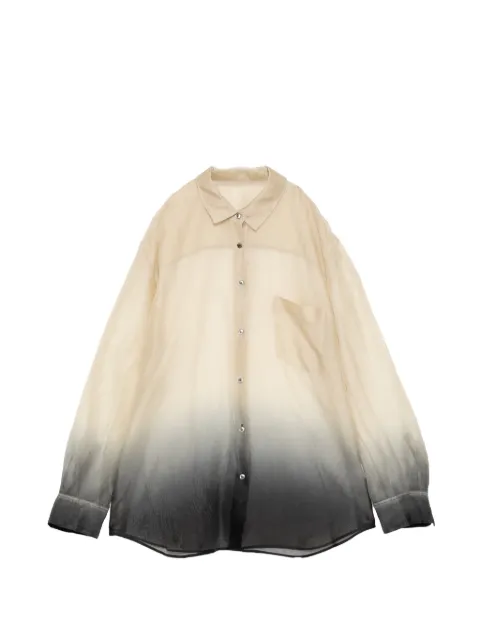 JNBY gradient-effect shirt