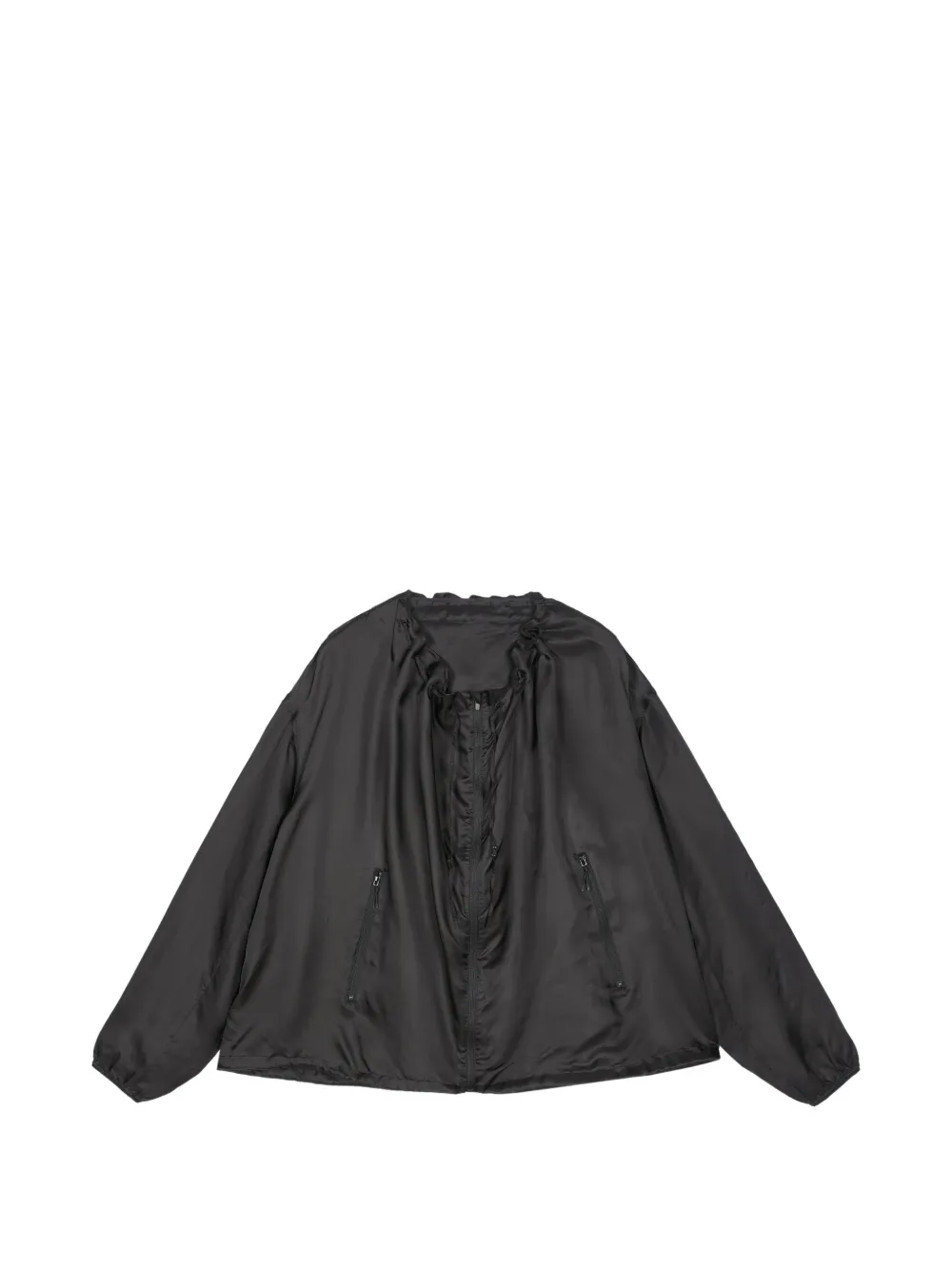 JNBY Oversized satijnen jack Zwart