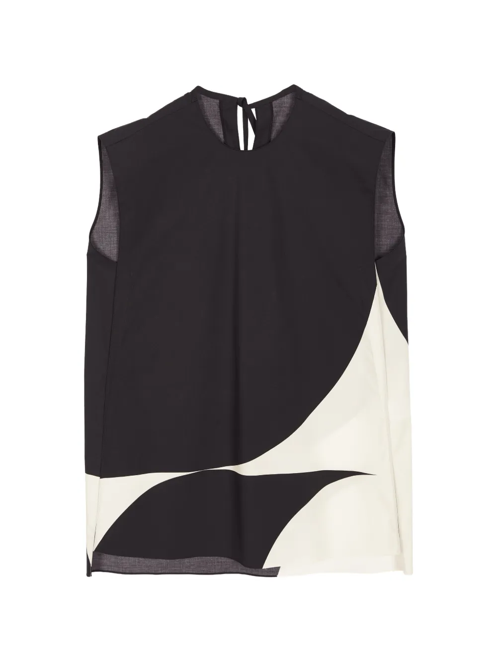 LESS colour-block blouse - Nero