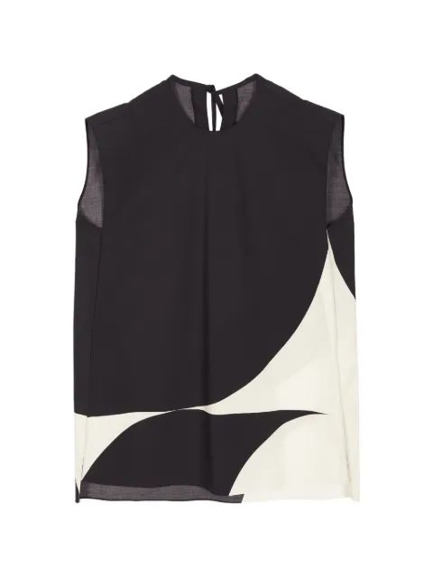 LESS colour-block blouse