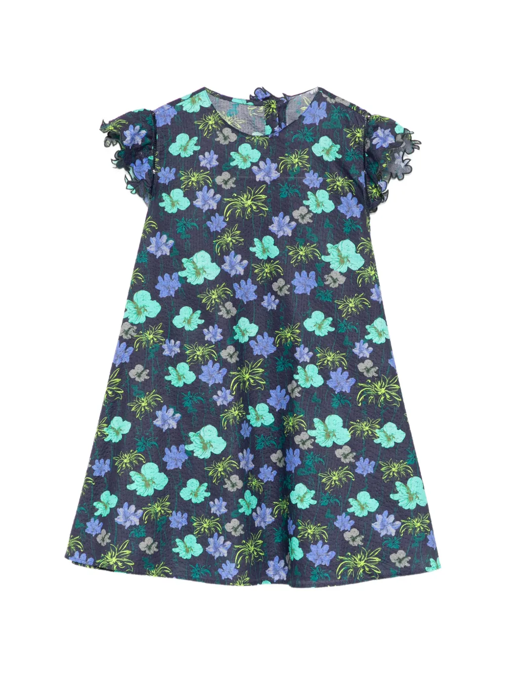 Jnby by JNBY Jurk met bloe print Blauw