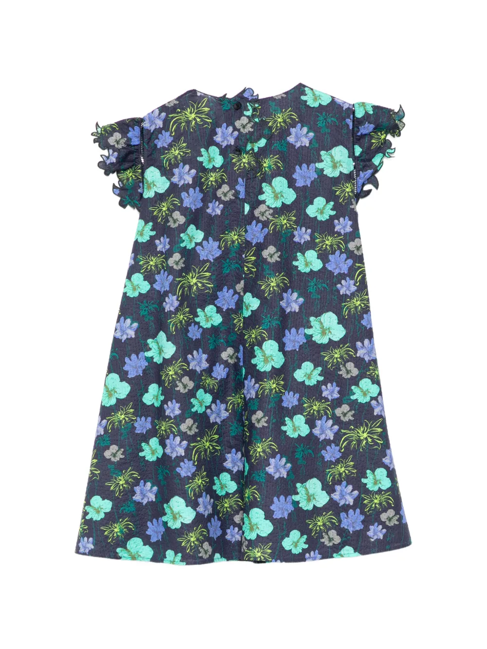 jnby by JNBY Jurk met bloemenprint Blauw